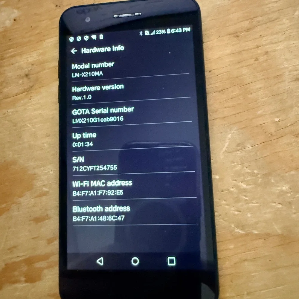 LG Aristo 2 Smartphone Black LM-X210MA MetroPCS 16GB Android